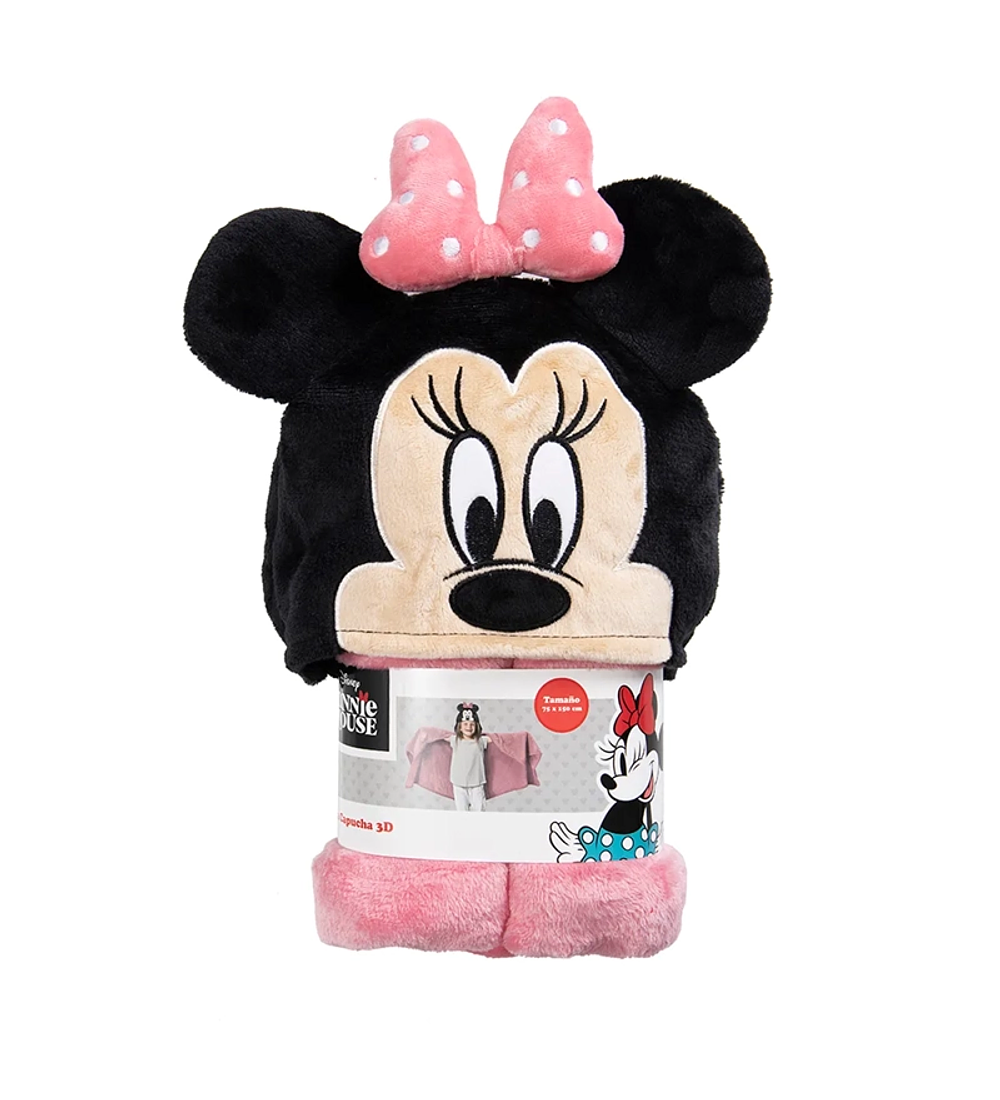 Manta con Capucha - Minnie Mouse