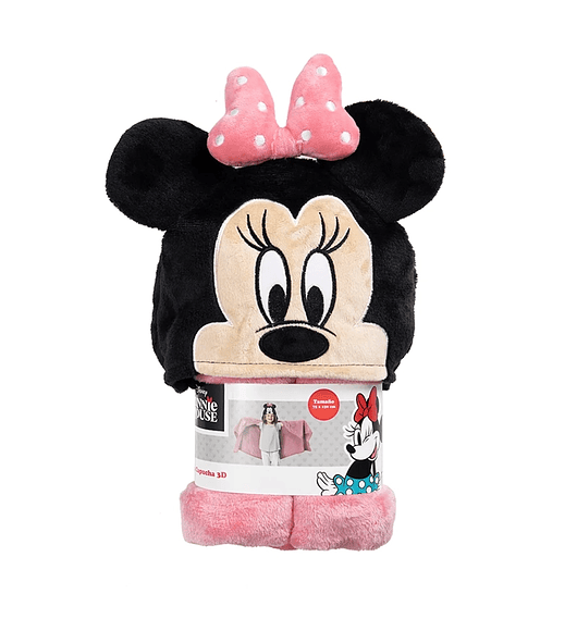 Manta con Capucha - Minnie Mouse