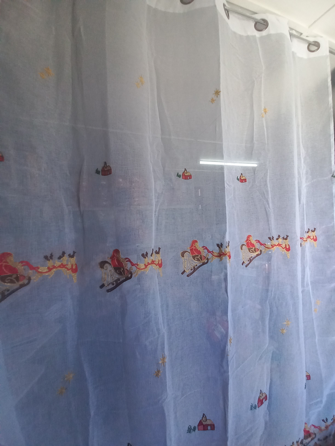 Visillos Navideños (1.50 x 2.20 mts) - Variedad de Diseños 2