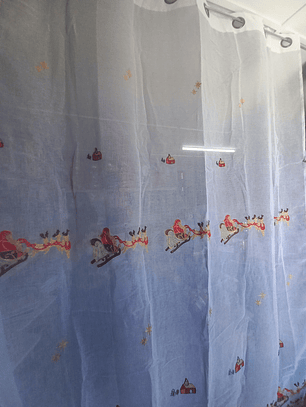 Visillos Navideños (1.50 x 2.20 mts) - Variedad de Diseños