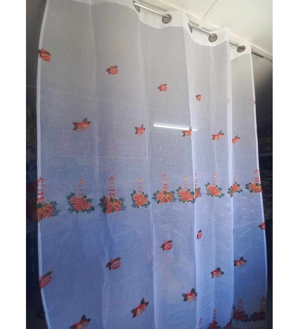 Visillos Navideños (1.50 x 2.20 mts) - Variedad de Diseños