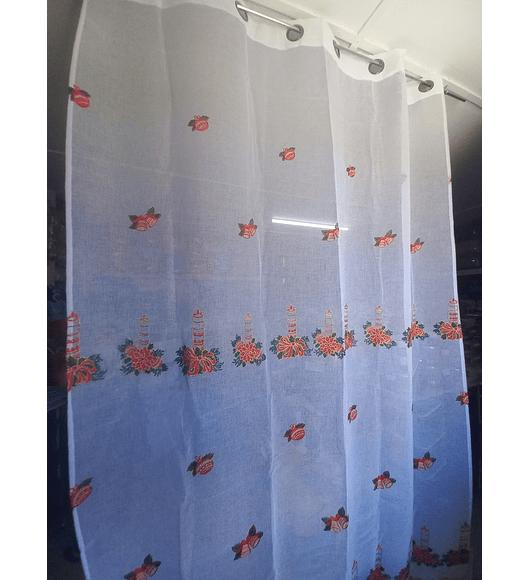 Visillos Navideños (1.50 x 2.20 mts) - Variedad de Diseños