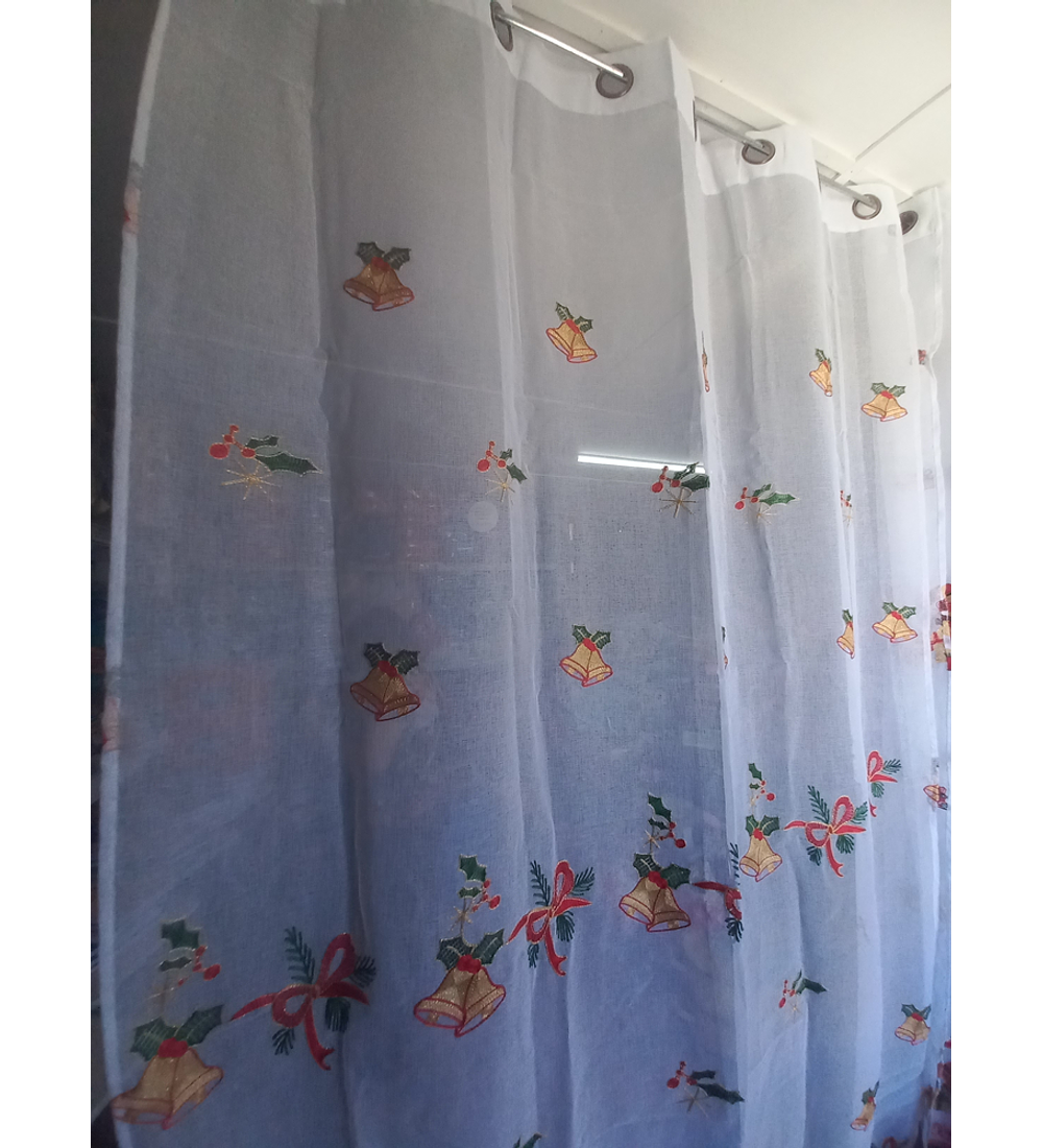 Visillos Navideños (1.50 x 2.20 mts) - Variedad de Diseños