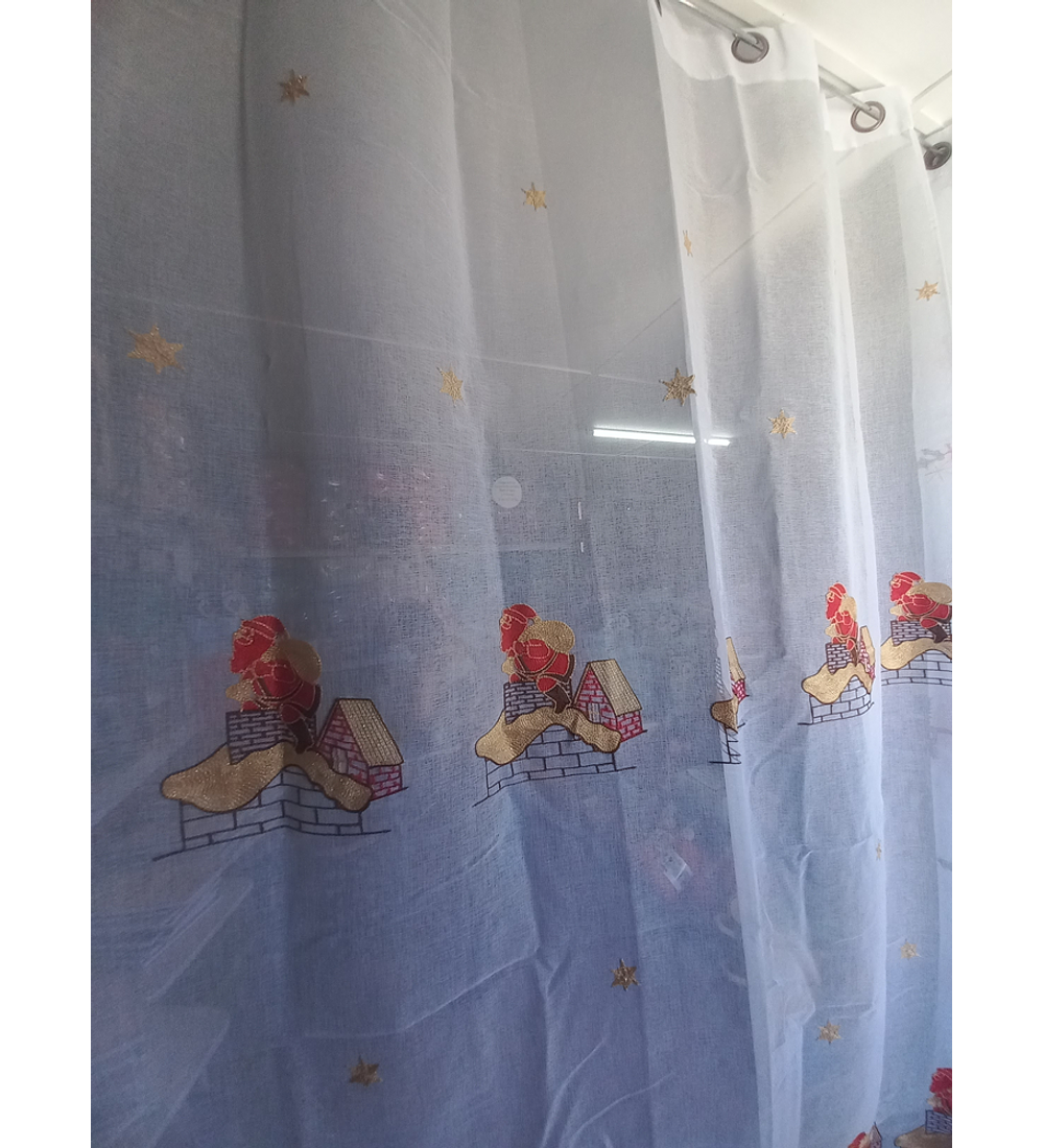 Visillos Navideños (1.50 x 2.20 mts) - Variedad de Diseños