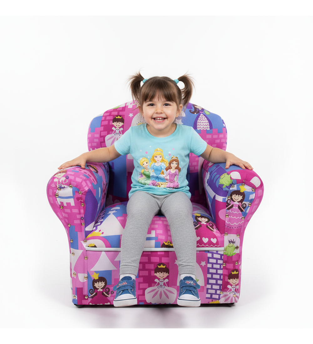 Sillón Infantil - Princesas (2 diseños) (Venta exclusiva en local)