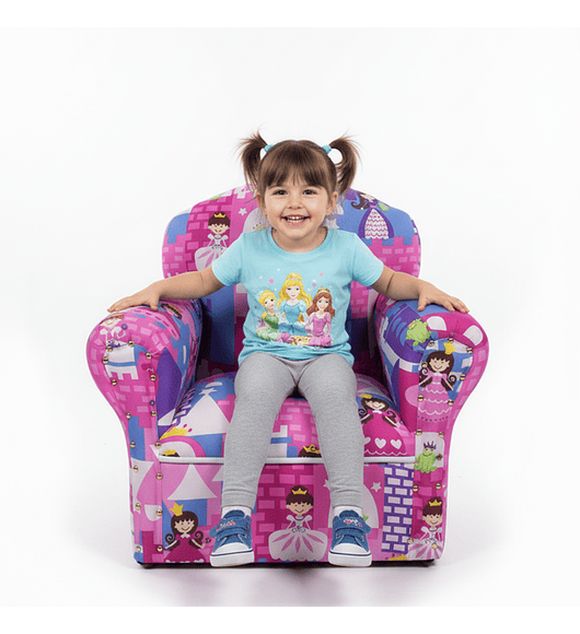 Sillón Infantil - Princesas (2 diseños) (Venta exclusiva en local)