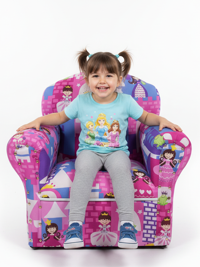 Sillón Infantil - Princesas (2 diseños) (Venta exclusiva en local) 1