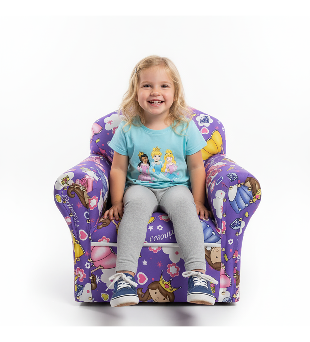 Sillón Infantil - Princesas (2 diseños) (Venta exclusiva en local)