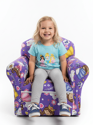 Sillón Infantil - Princesas (2 diseños) (Venta exclusiva en local)