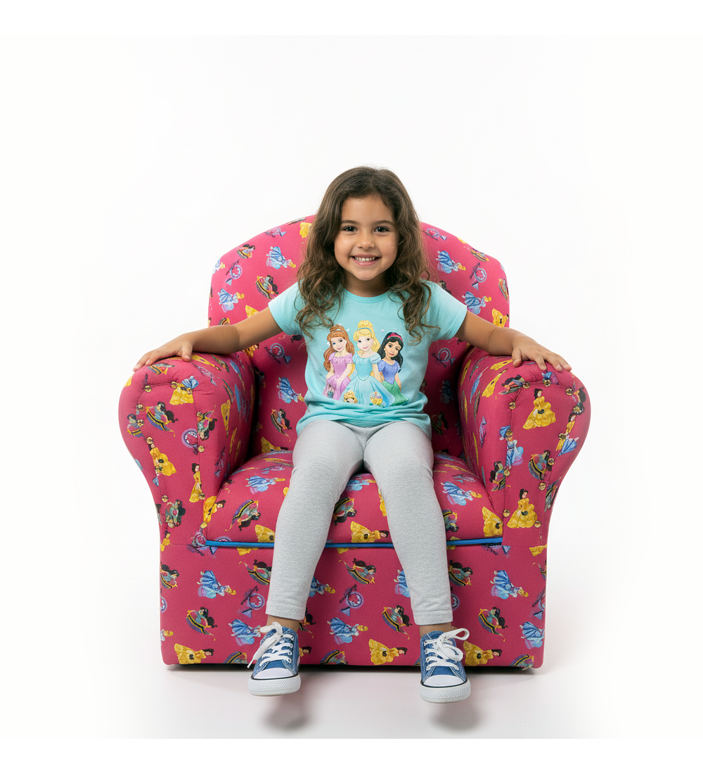 Sillón Infantil - Princesas Disney (2 diseños) (Venta exclusiva en local)