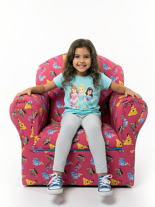 Sillón Infantil - Princesas Disney (2 diseños) (Venta exclusiva en local)
