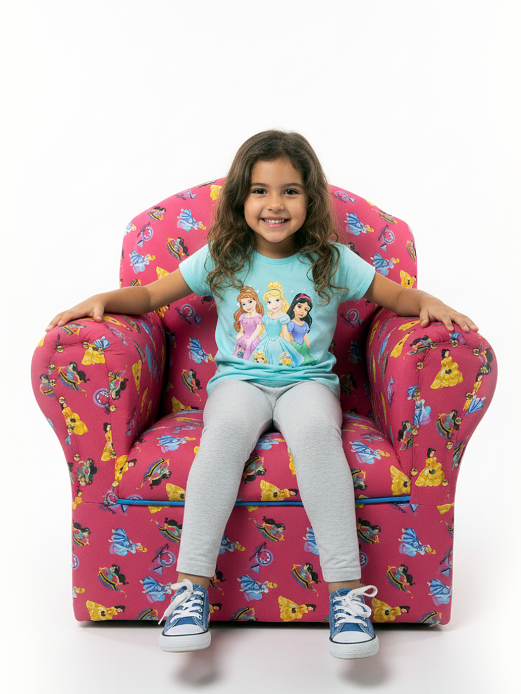 Sillón Infantil - Princesas Disney (2 diseños) (Venta exclusiva en local) 1
