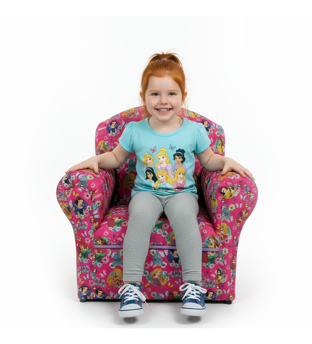 Sillón Infantil - Princesas Disney (2 diseños) (Venta exclusiva en local)