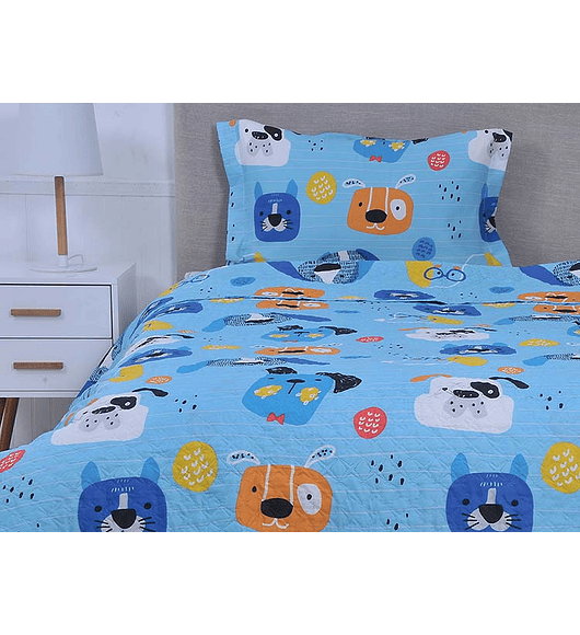 Quilt Basic -Ultrasónico- Kids 1.5 plazas (2 Diseños)