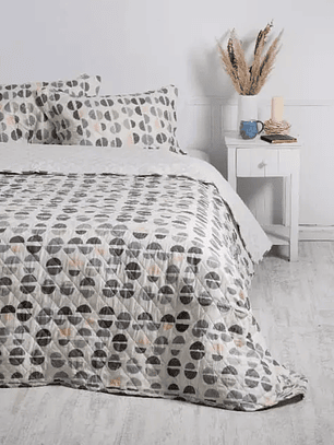 Quilt 1.5 Plazas Portugal Estampado Cloud