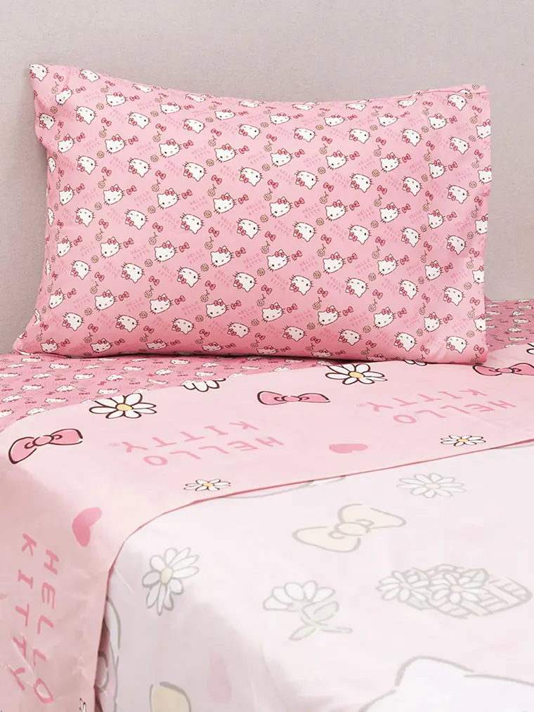 Sábana Single Infantil - Hello Kitty Margarita 1