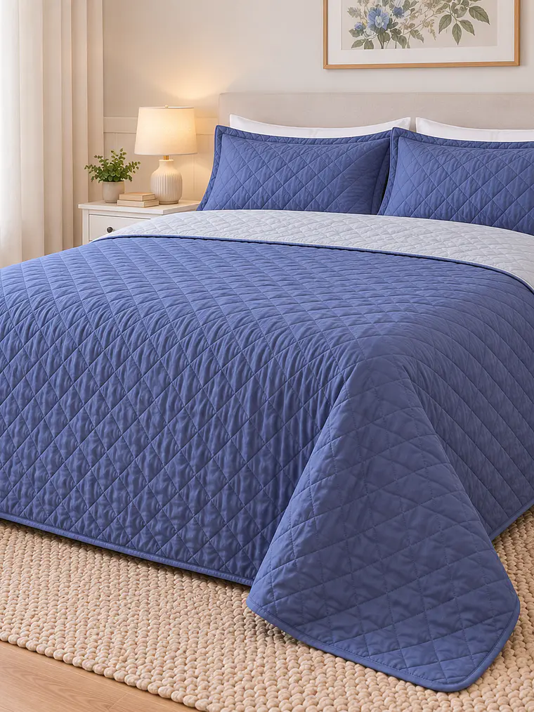 Quilt KING Bicolor Ultrasónico (variedad colores) 3