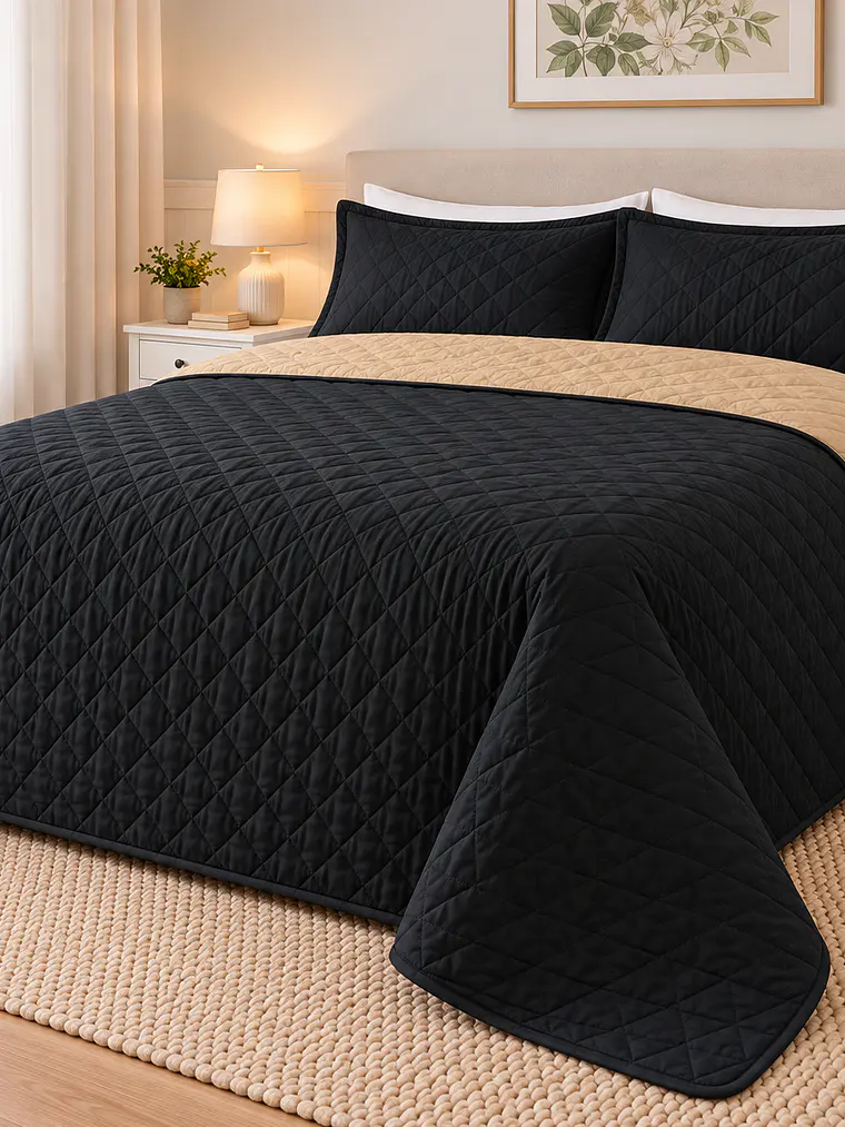 Quilt KING Bicolor Ultrasónico (variedad colores) 4