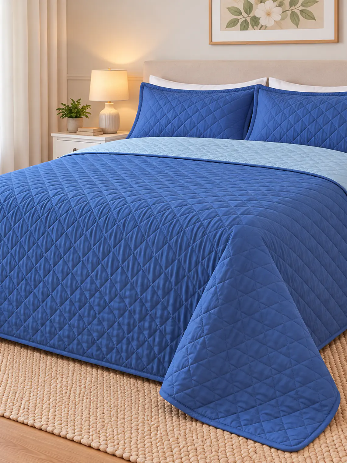 Quilt KING Bicolor Ultrasónico (variedad colores) 5