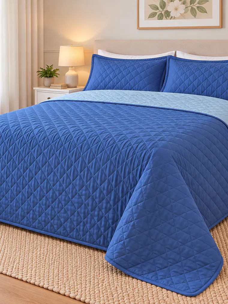 Quilt KING Bicolor Ultrasónico (variedad colores) 5