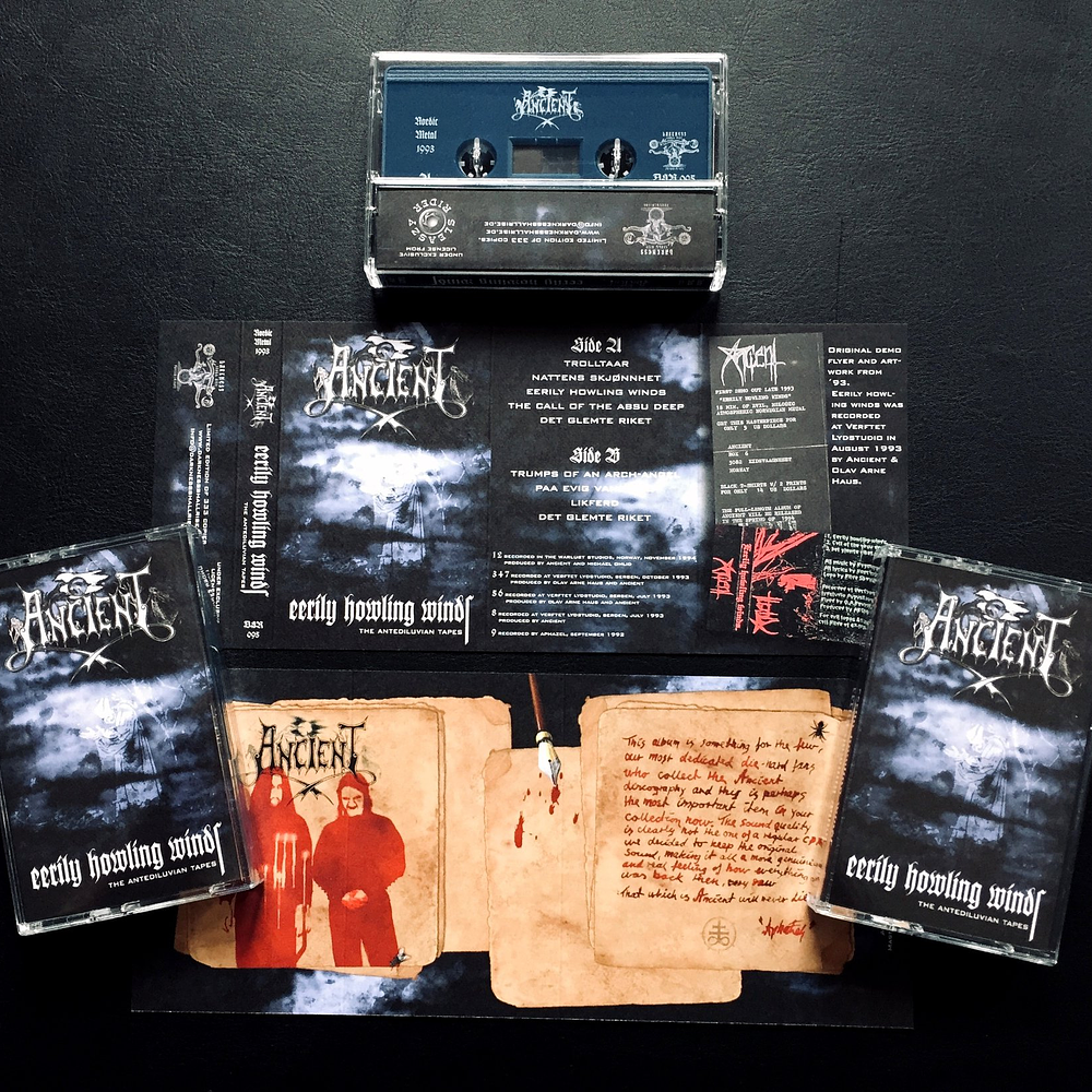 Ancient "Eerily Howling Winds - The Antediluvian Tapes" Cassette