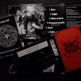 Black Altar / Beastcraft "Winds ov Decay / Occult Ceremonial Rites" Split Cassette cardboard