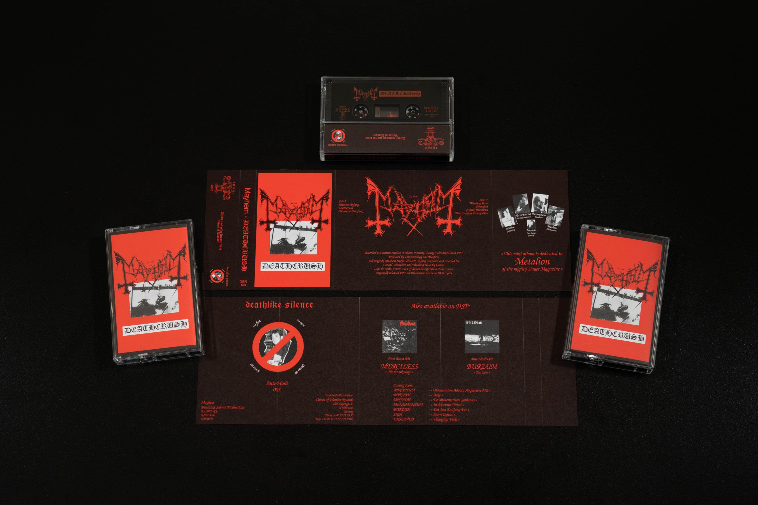 Mayhem Deathcrush Cassette