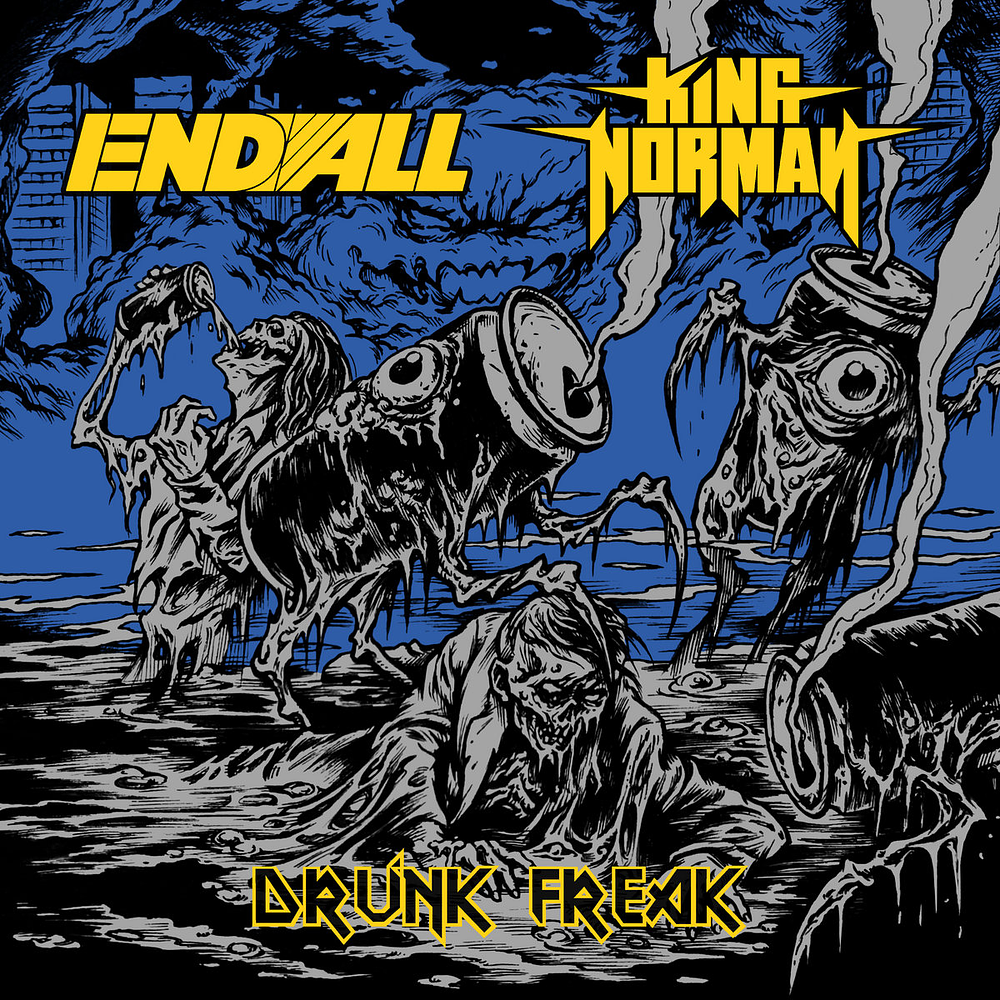 King Norman / End All "Drunk Freak" Split CD