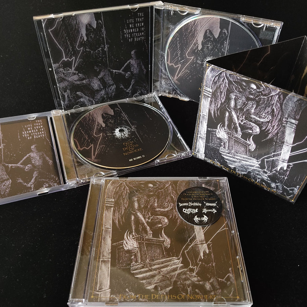 Remains / Demonic Manifestation / Grotesque Deity / Apes of God / Abruptus "From the Depths of Nowhere" Split CD