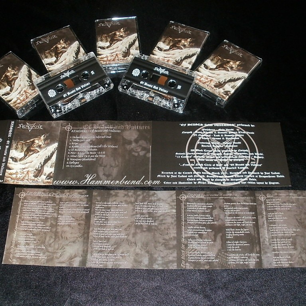 Azaghal "Of Beasts And Vultures" Cassette