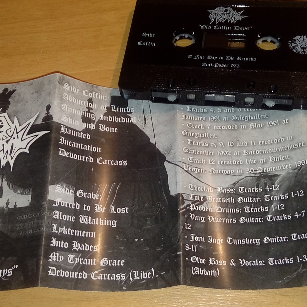 Old Funeral "Old Coffin Days" Cassette last copies!!