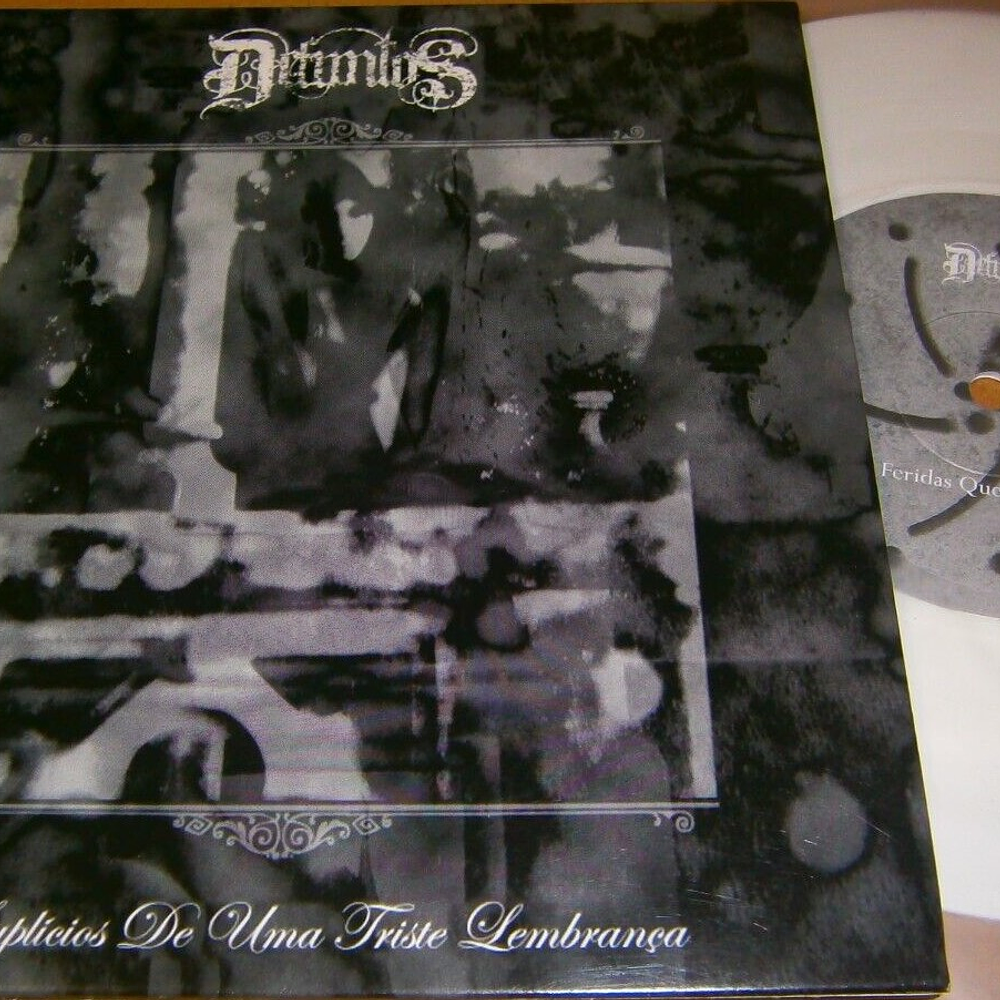 Defuntos ‎"Os Suplícios De Uma Triste Lembrança" white vinyl gatefold 7"EP