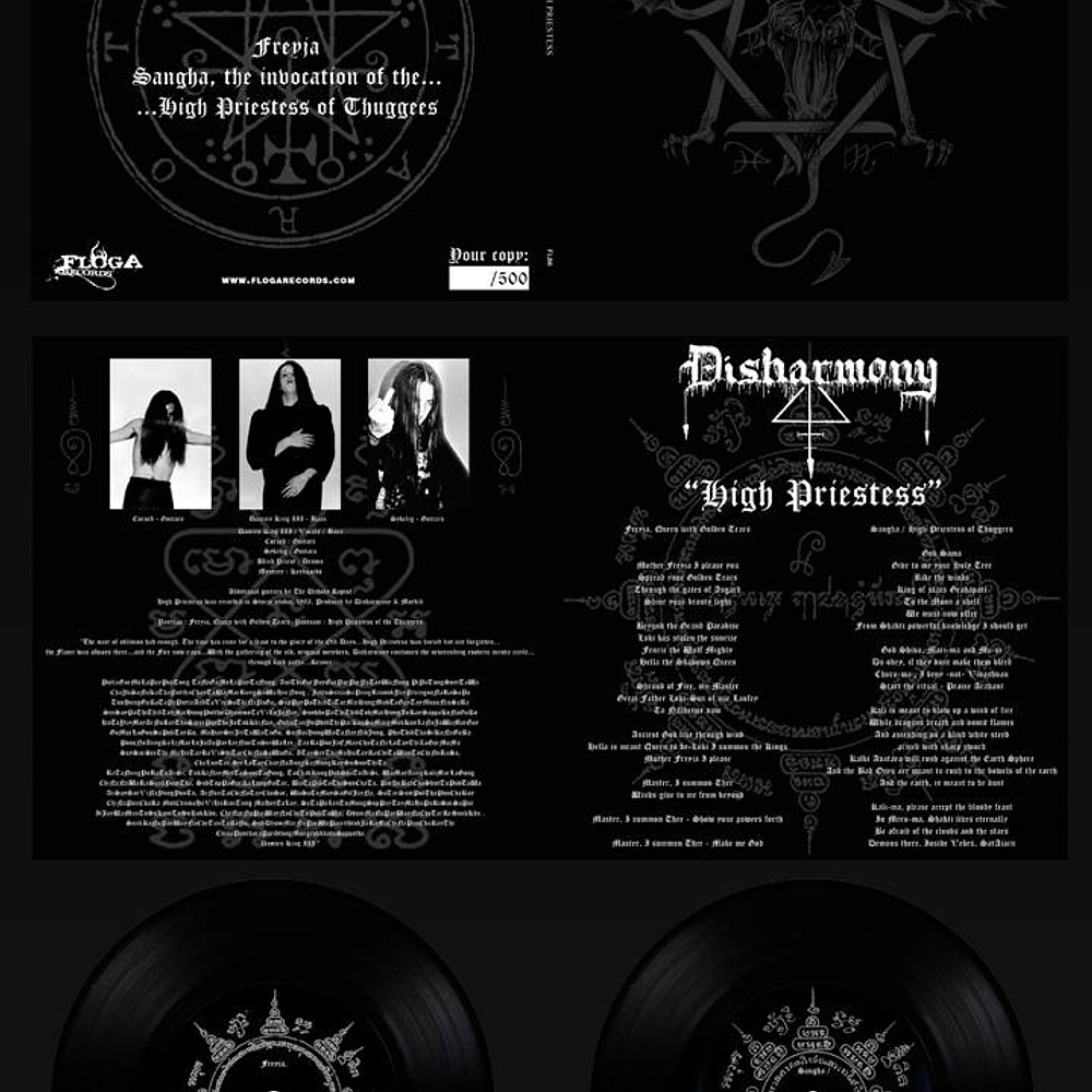 Disharmony "High Priestess" gatefold vinyl 7"EP