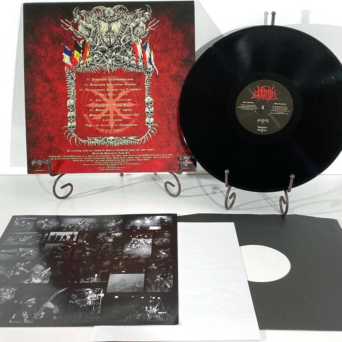 Infernal Execrator ‎Europe Desecration Tour MMXVI vinyl LP