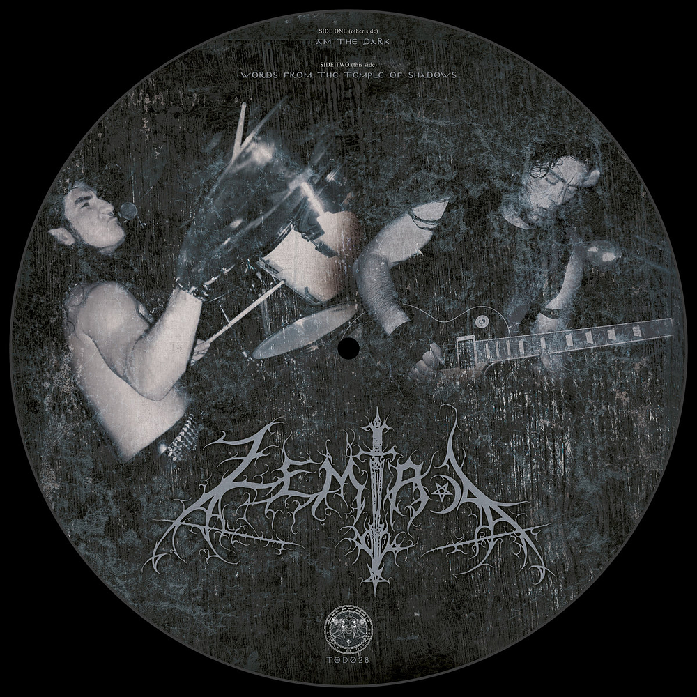 Zemial "I Am The Dark" picture gatefold vinyl 7"EP with poster