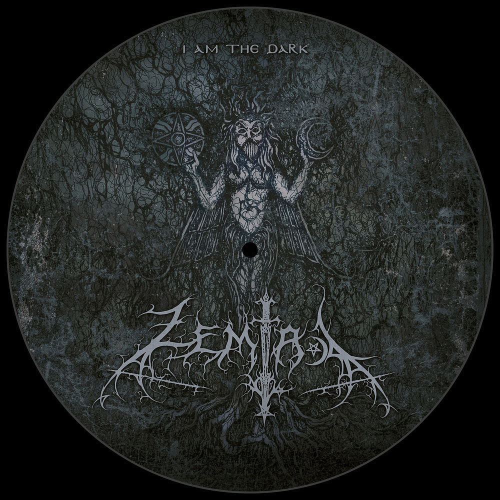 Zemial "I Am The Dark" picture gatefold vinyl 7"EP with poster