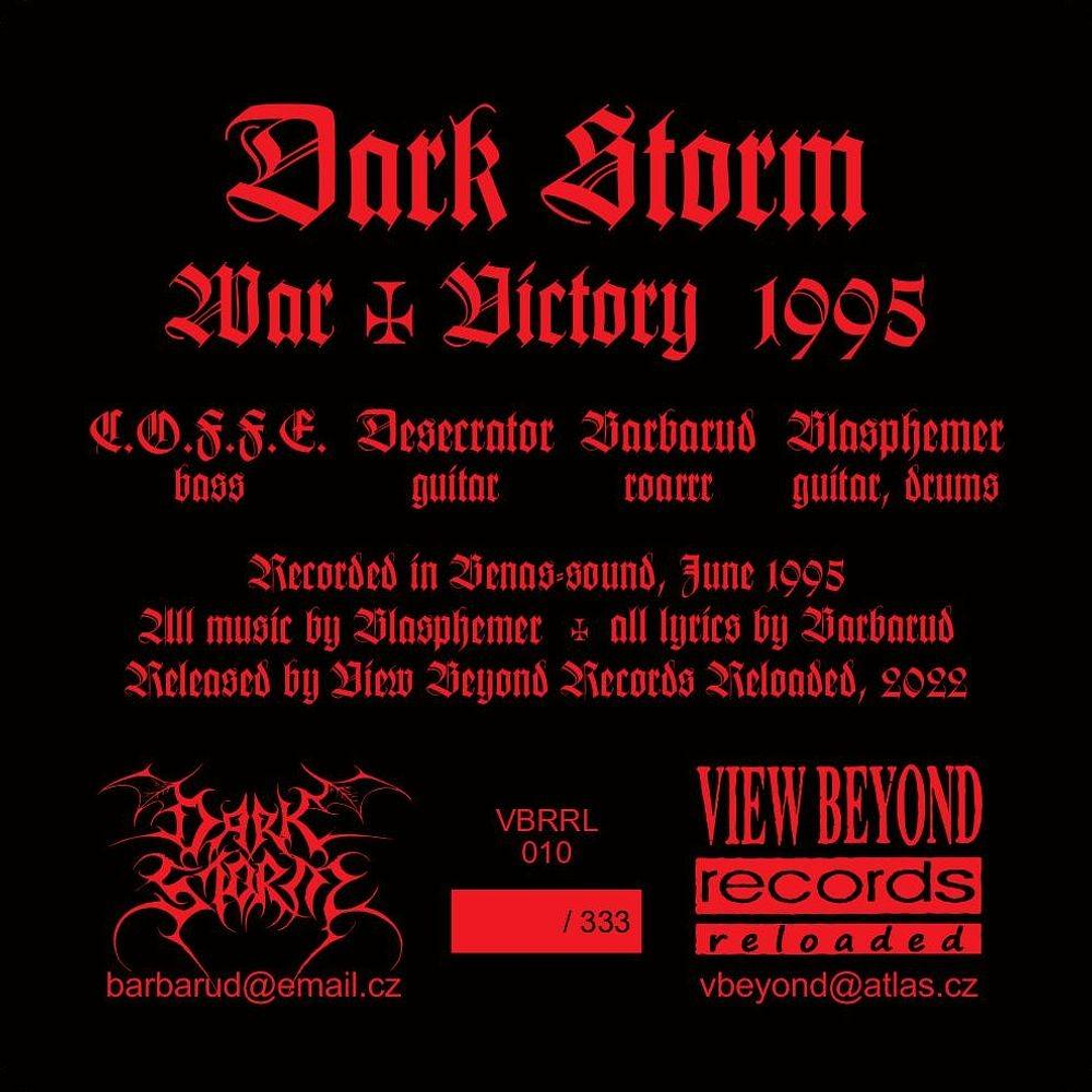 Dark Storm "War Victory 1995" Mini CD 3"