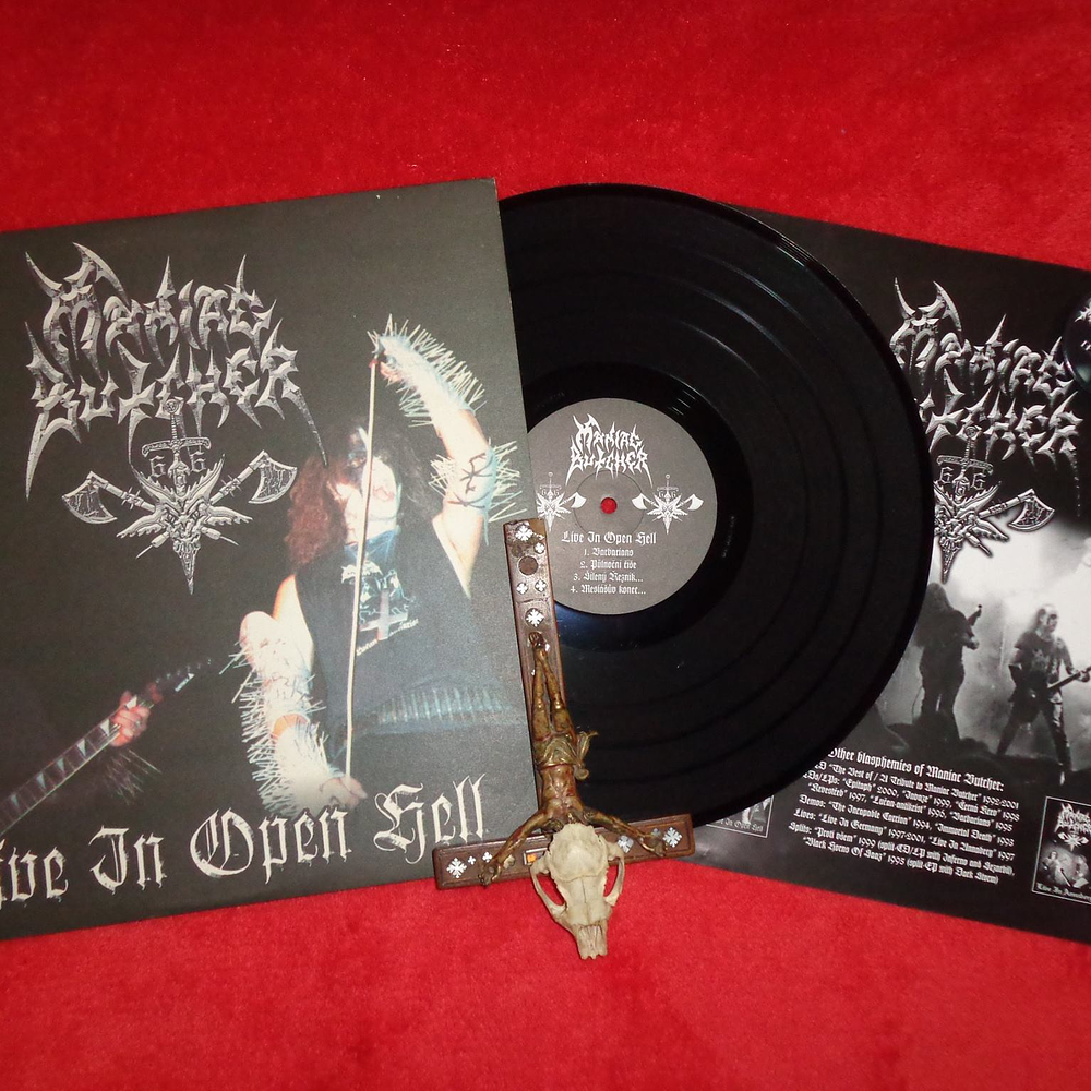 Maniac Butcher "Live In Open Hell" vinyl LP 