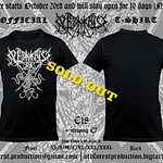 Nekrokrist SS "Neljän käärmeen veljeskunta" official shirt size S 