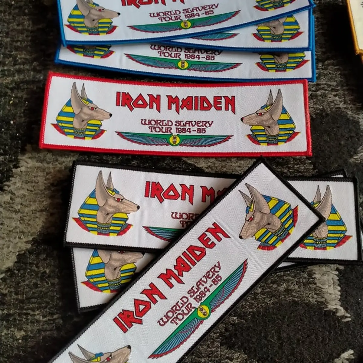 Iron Maiden World Slavery Tour 1984 - 85 coloured patch
