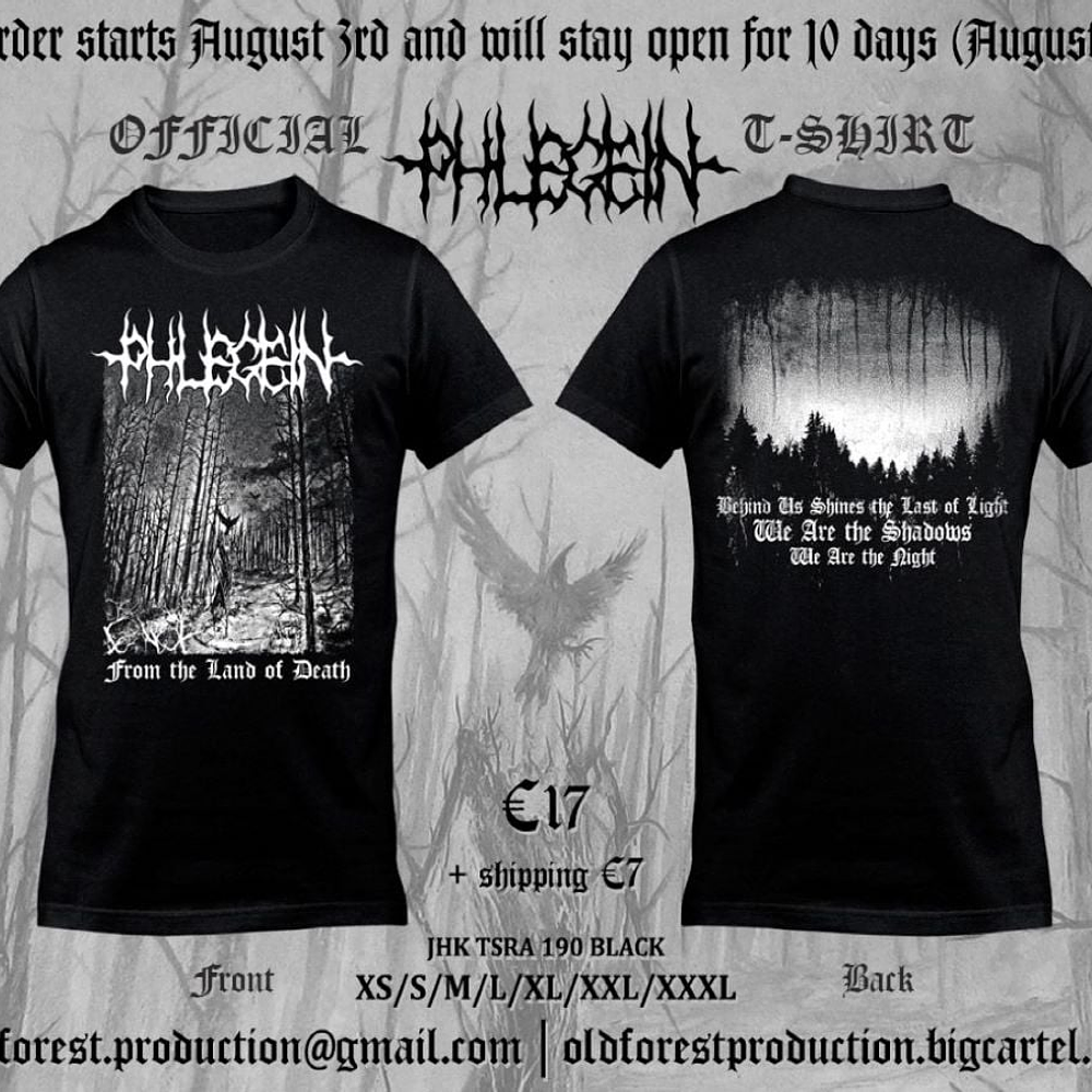 Phlegein "From The Land Of Death" official Shirt size S - M 