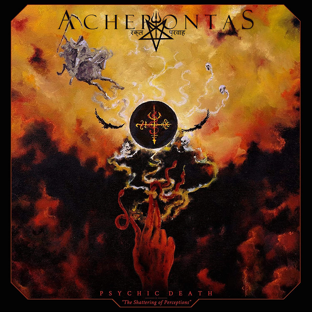 Acherontas ‎"Psychic Death "The Shattering Of Perceptions" Cassette deluxe cardboard Slipcase!!