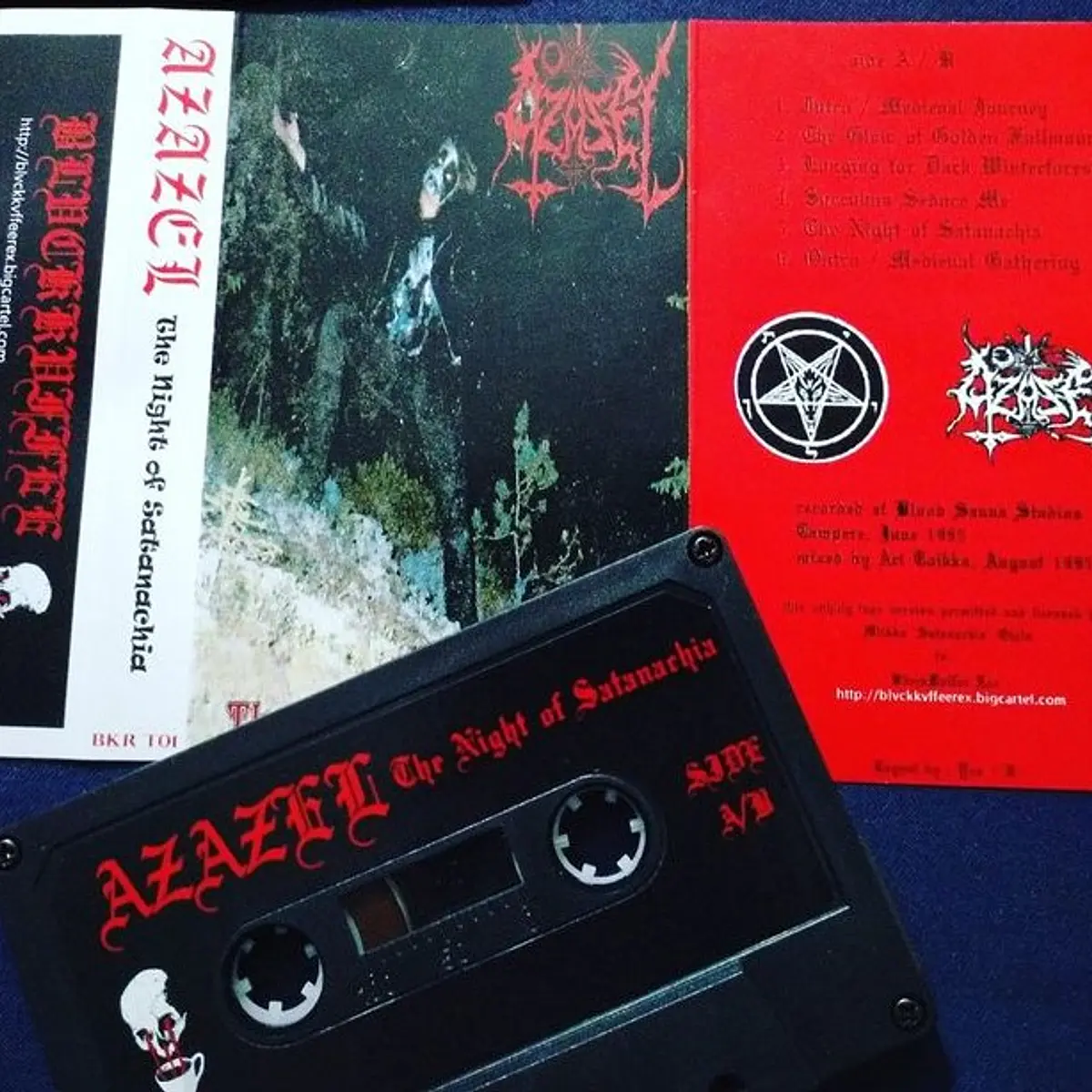 Azazel The Night Of Satanachia Cassette