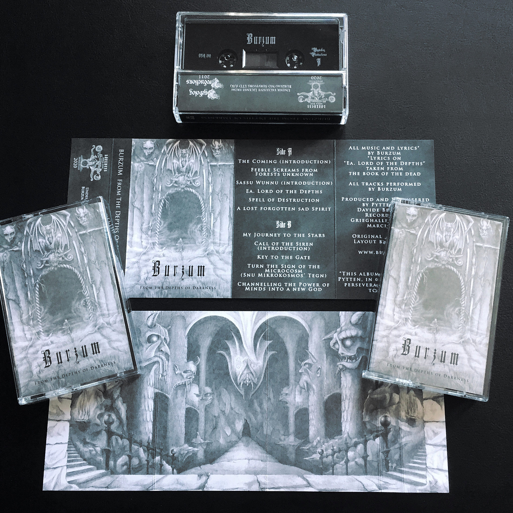 Burzum ‎"From The Depths Of Darkness" Cassette