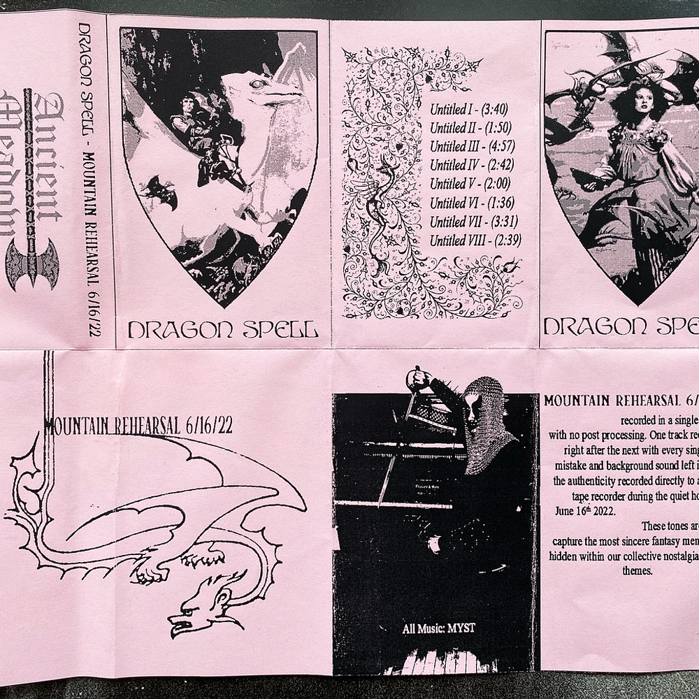 Dragon Spell "Mountain Rehearsal 6​/​16​/​22" Cassette