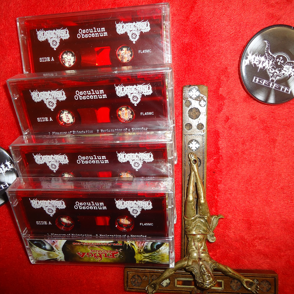 Hypocrisy "Osculum obscenum" red Cassette