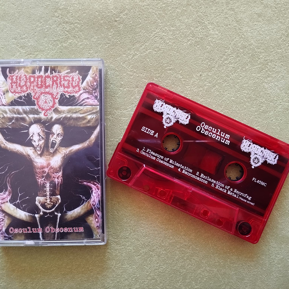 Hypocrisy "Osculum obscenum" red Cassette