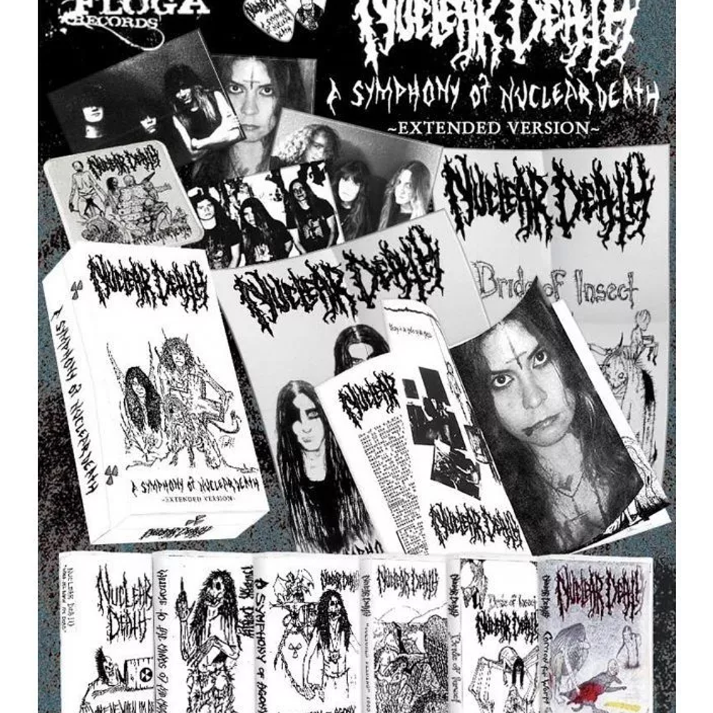 Nuclear Death ‎"A Symphony Of Nuclear Death - Extended Version" Box set 6 Cassettes!!