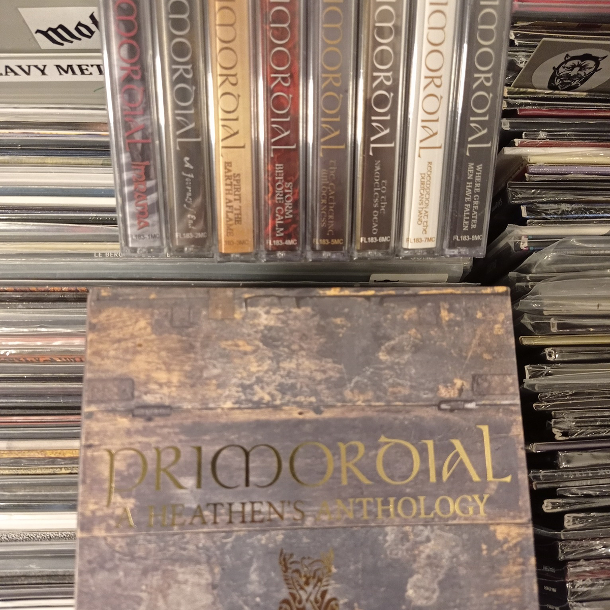 Primordial ‎A Heathen's Anthology Deluxe Box Set 8 Cassett