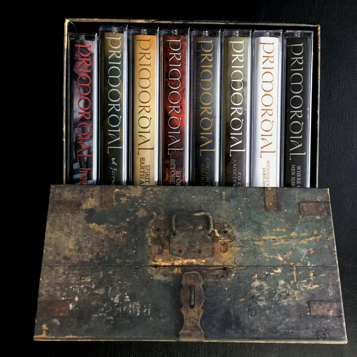 Primordial ‎A Heathen's Anthology Deluxe Box Set 8 Cassett